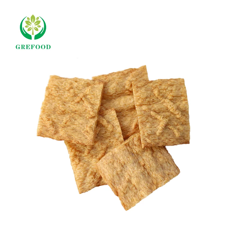 Grefood Wholesale high quality textured vegetable protein MUI TVP Snack Food TVP textured soy protein for snack food