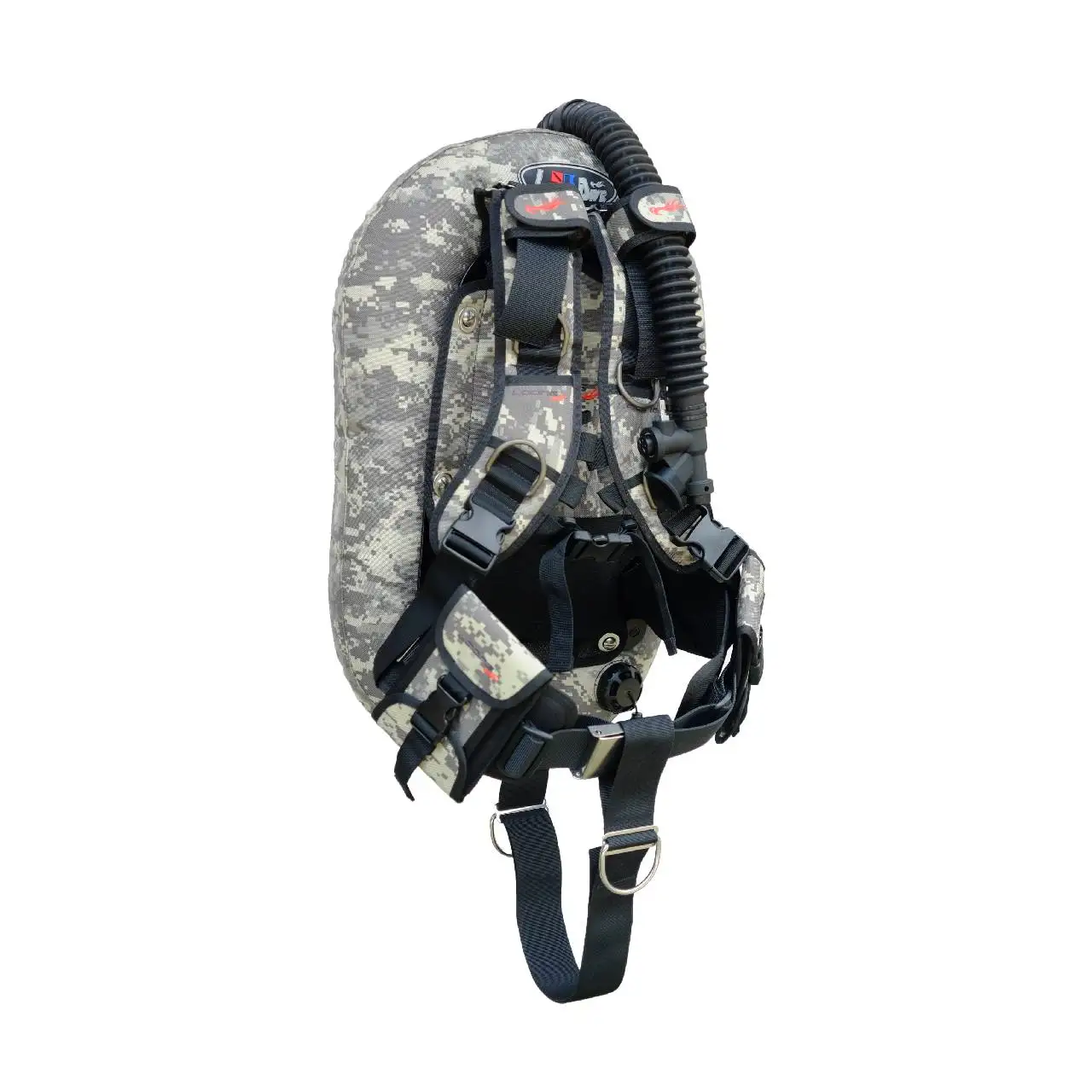 BCB-33 LOONG DIVE  Camouflage Donut wing dive buoyancy compensator device back fly design style Soft board