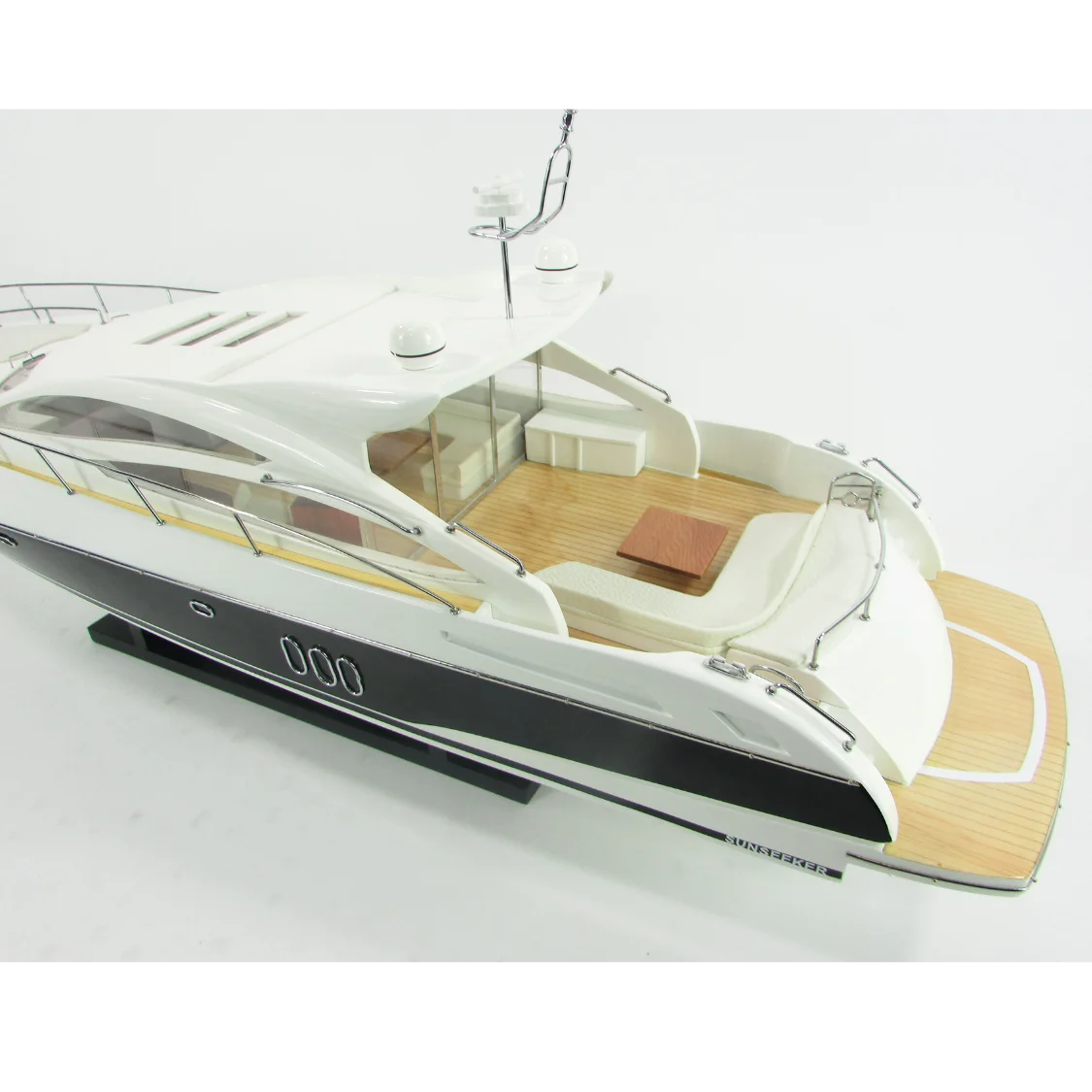 SUNSEEKER PREDATOR 62 деревянная модель лодки-демонстрационная яхты ручной работы для украшения-современная