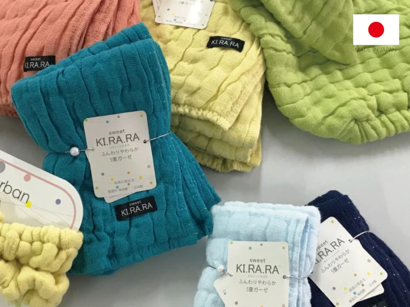 Sweet KIRARA Handkerchief High quality Japanese cotton towels