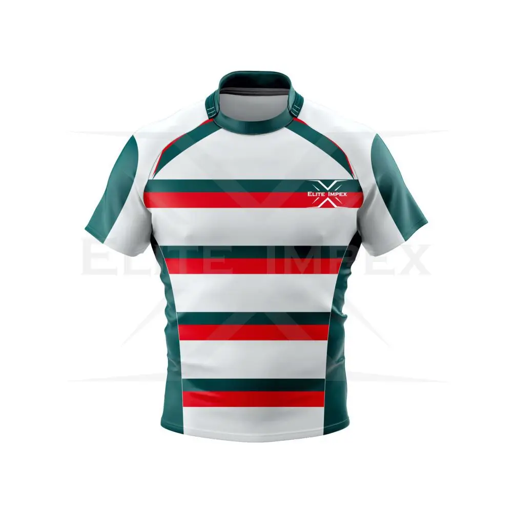 Design Your Custom Team Wear Custom Printing Rugby Uniform Factory Made Wholesale Price Quick Dry Rugby Uniform