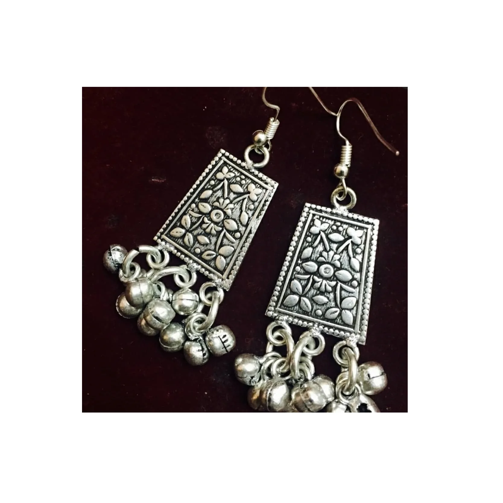 Latest Fashion Brass Silver Plated Ear Rings Handcrafted High Quality Fine finish Indian Style Classic Design For Women Gift