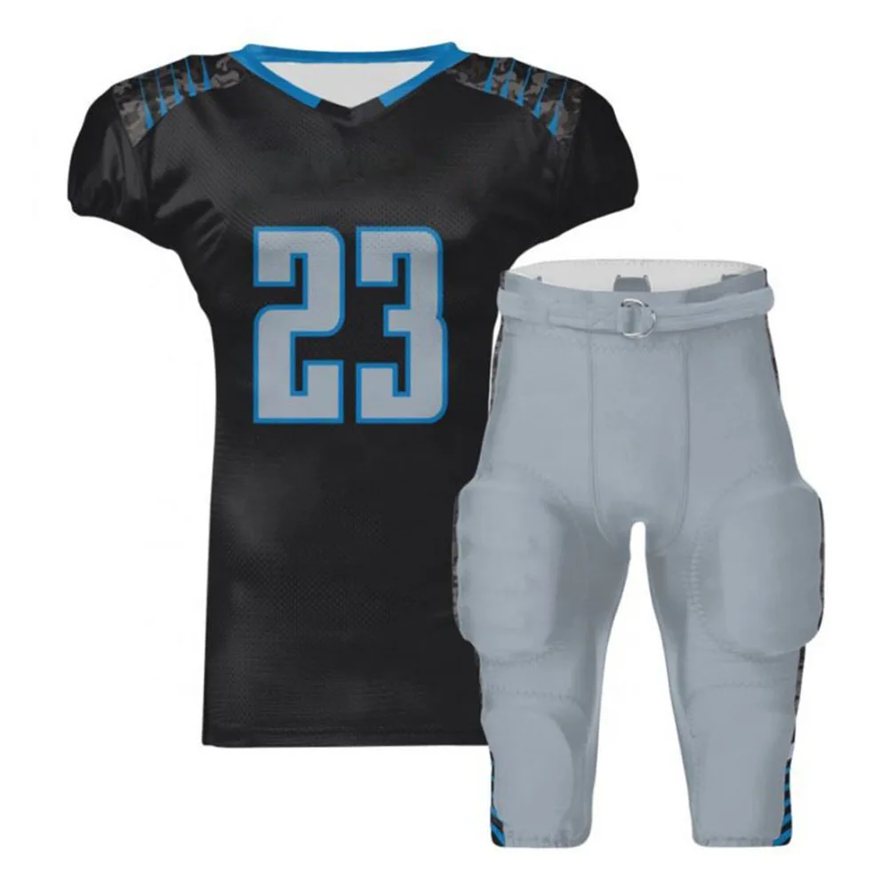 Wholesale Cheap Price Comfortable Fit Team Wear American Football Uniform 2024 Latest Style American Football Uniform