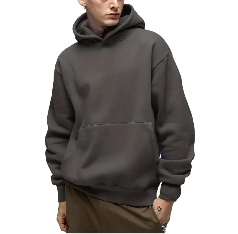 Custom Heavyweight 400 500 Gsm Drop Shoulder Hoodie Manufacturer Blank 100 Cotton Oversized Boxy Hoodies