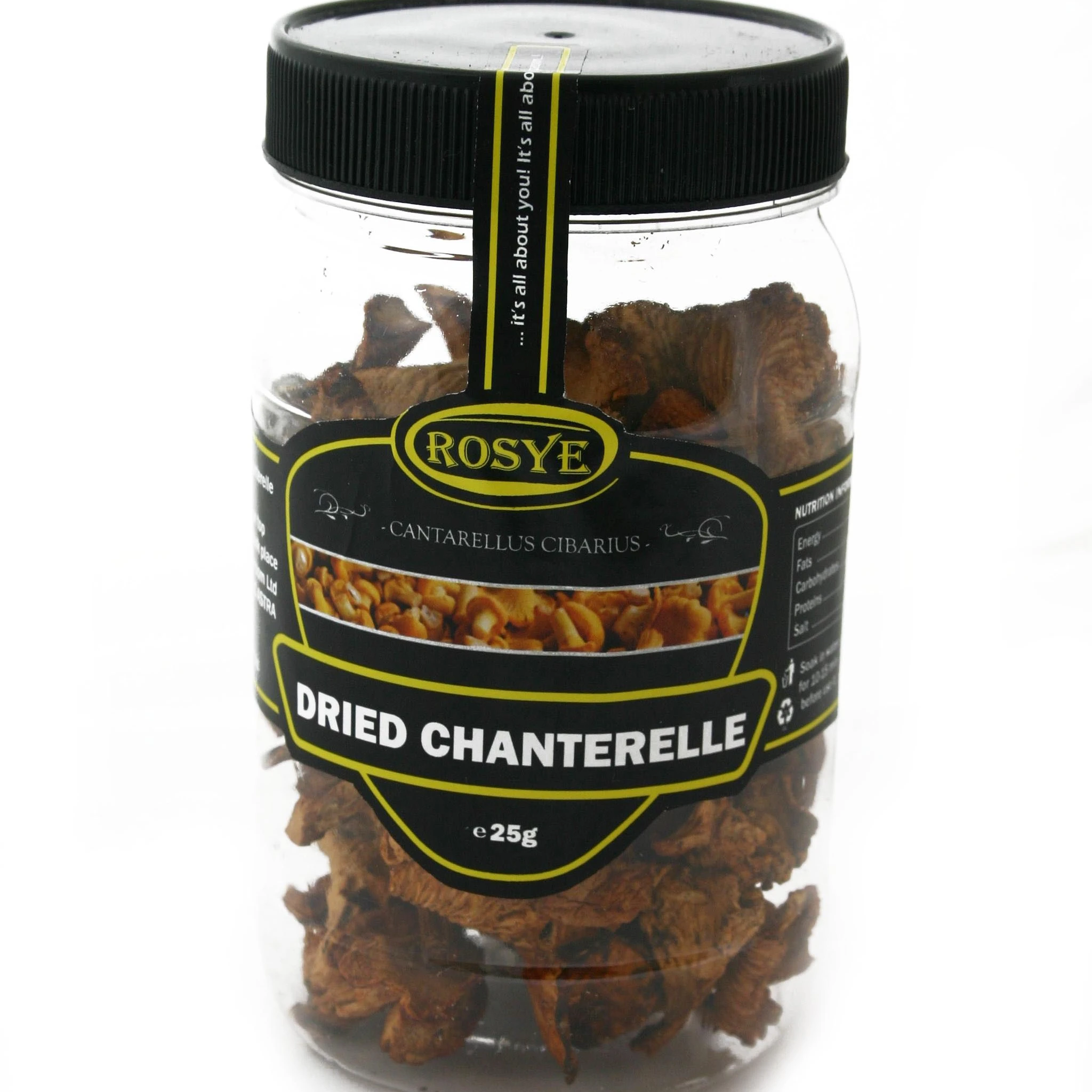 Dried Boletus edulis (Steinpilze, Porcini, Cepas) in plastic jar - 20gr