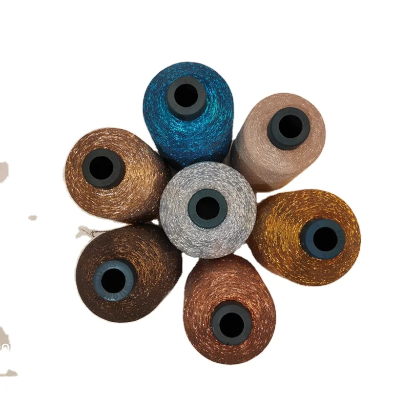 High Twisted MX-Type Metallic/ Polyester Yarn for Weaving and Flat & Circular Knitting from Top Listed Indian Seller