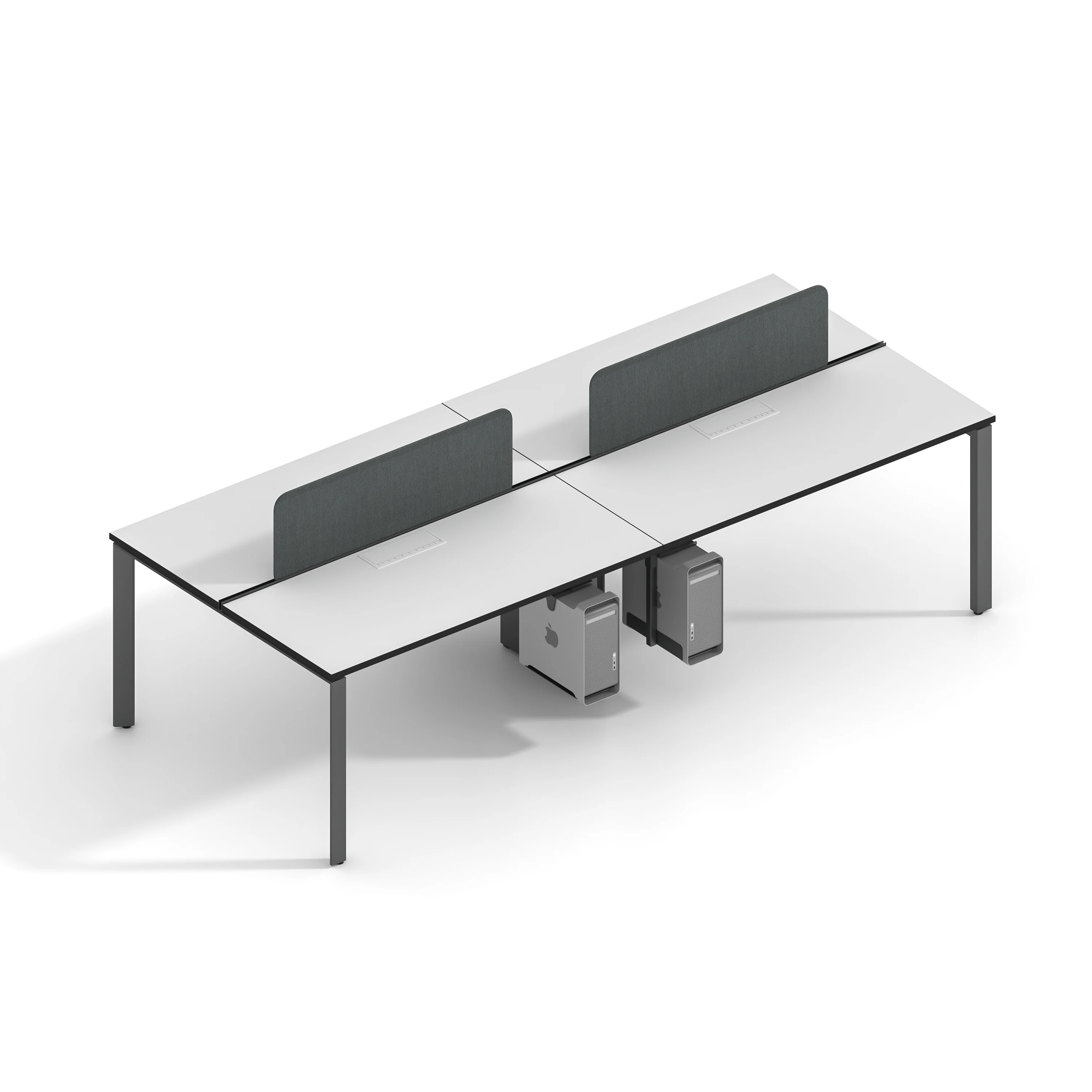 Office Furniture Coworking Spaces Office Table Workstation Modular 4 Seater People Staff Workstations