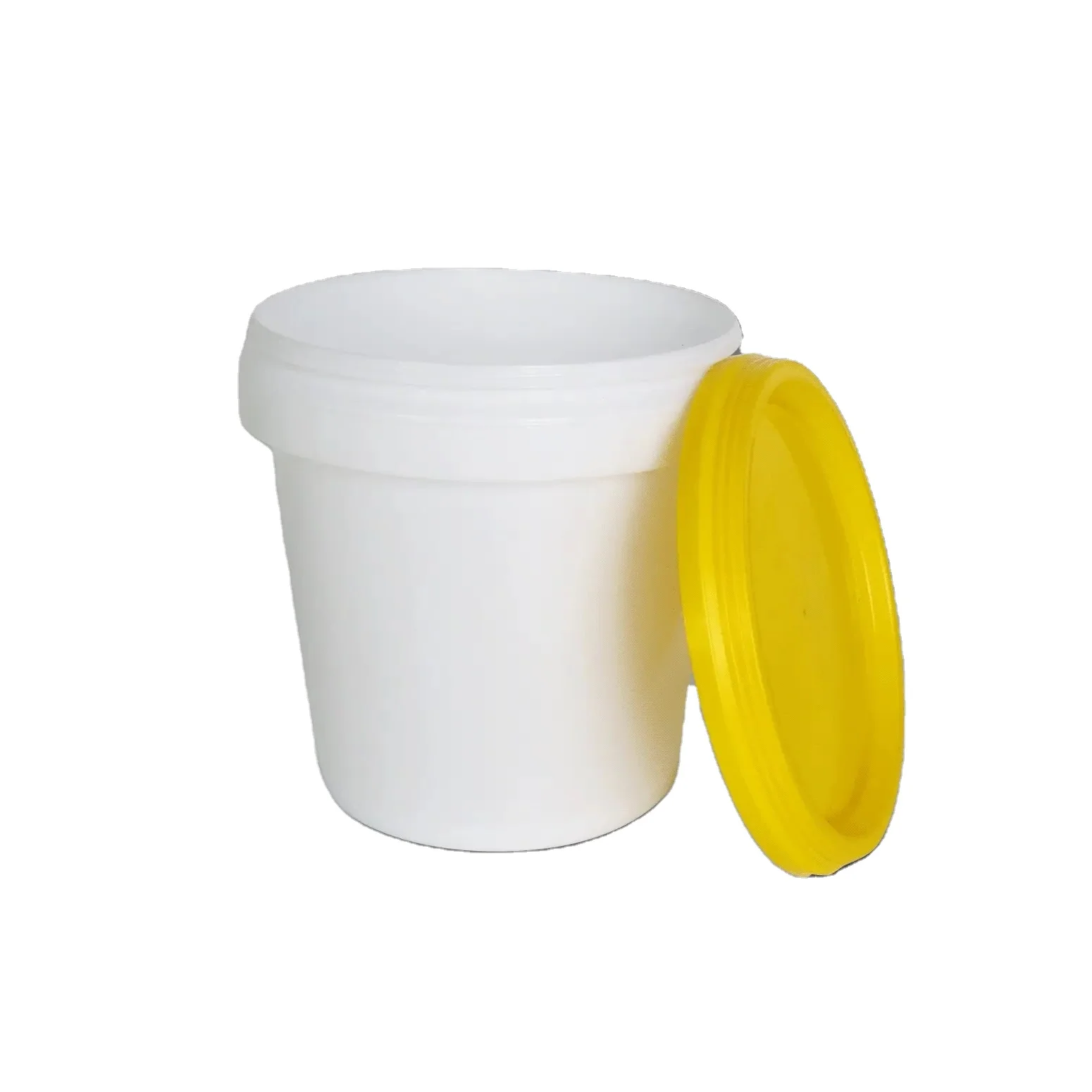 Silk Screen Printing Vietnam High Quality New Top Nice Multi Color plastic Small Round Clear 1Lit PP Plastic Paint bucket