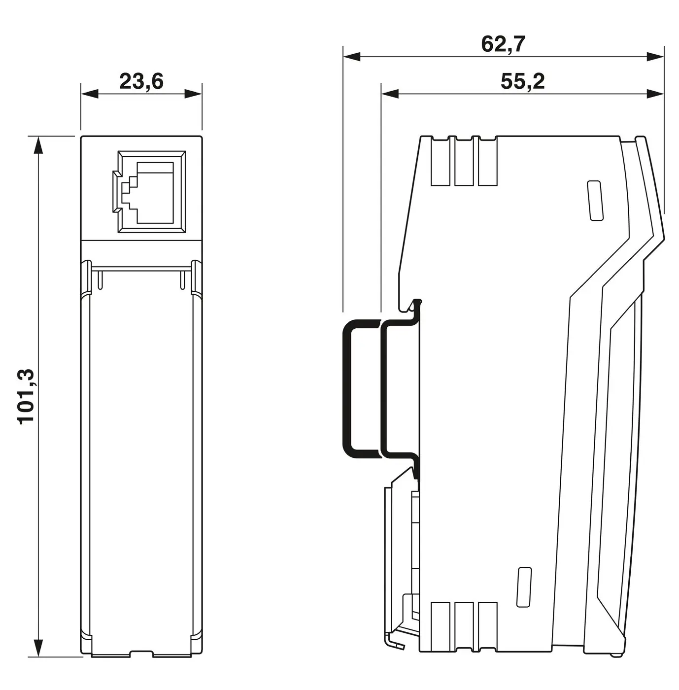 2703018 PP-RJ-SCC  Phoenix Contact Patch Panel