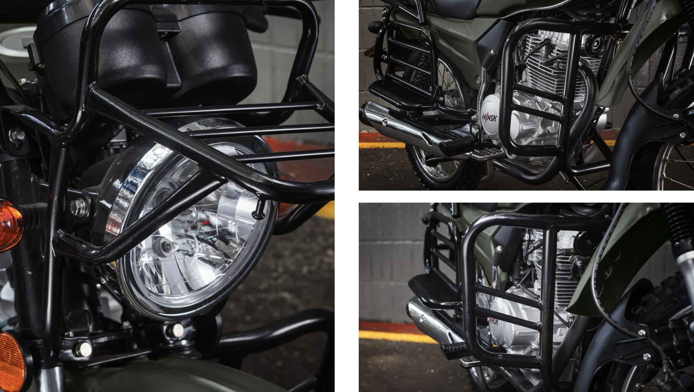 M1NSK Hunter 150 NEW MODEL 2023 MOTORCYCLE TRACKER RACER BLACK ORANGE MOTORCYCLE MOTO