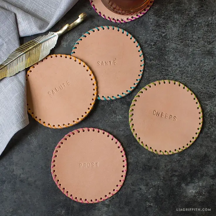 Easy to Make DIY Coasters  will help attract people interested in easy DIY projects coasters and home decor crafting