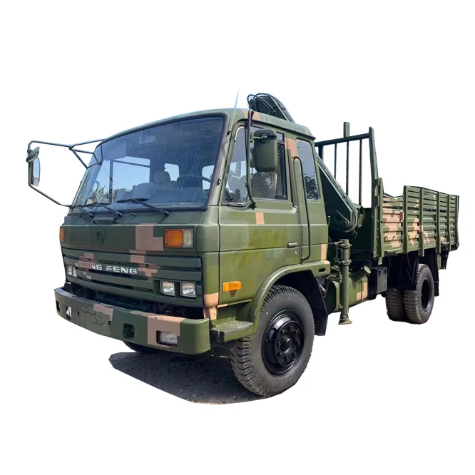 Подержанный автокран 3 тонны шасси dongfeng 4x2 с двигателем cummins для продажи в Кении Индонезия