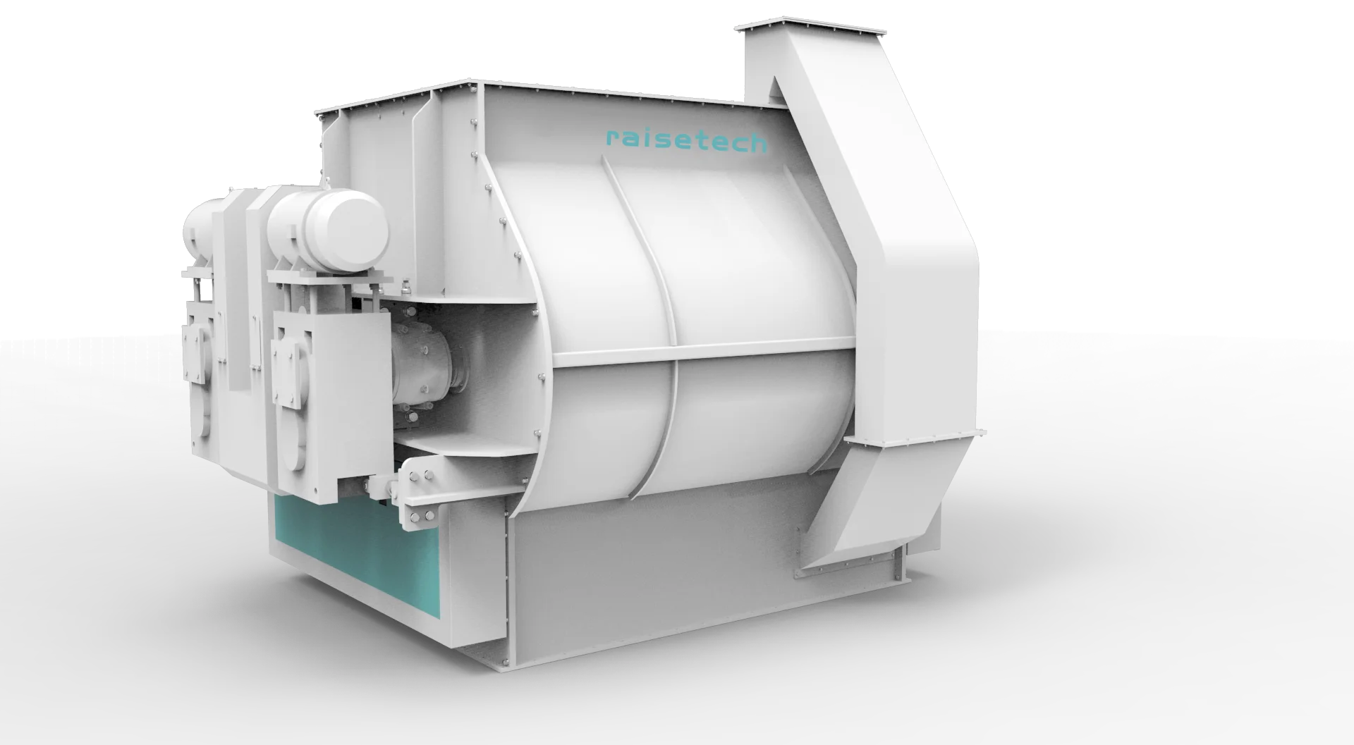 chicken cattle goat sheep feed mixer SLHS Double shaft  animal mixer for mixing feed materials  for poultry  livestock