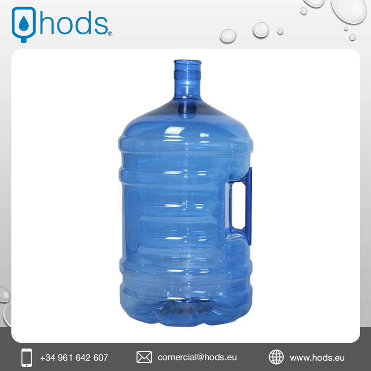 European Quality 12 Liters Capacity BPA Free Plastic 5 Gallon PET Bottle for Drinking Water Without Handle