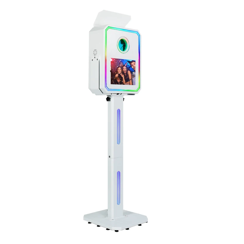 magic metal manual instant ring light selfie dslr camera photobooth stand roamer  photo booth machine