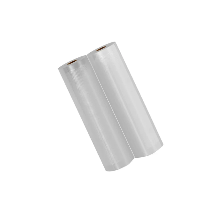 Custom PE Embossed Transparent Vacuum Sealer Roll 28 x 5 Meter Vacuum Sealer Bags For Food