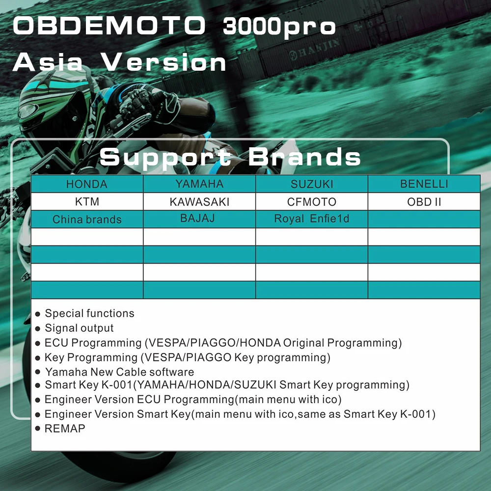 Мульти-версия MST-3000PRO Moto IMMO ECU программирование tunig & remap мотоцикл сканер диагностический инструмент