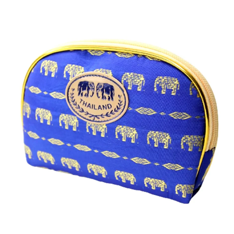 Hot Sale Females Clutches Wallet Women Wallet with Wristlet Long Zipper Cell Phone Silk Fashion Black Bag Thailand Supplie Red