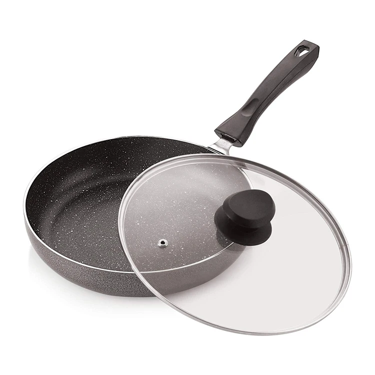 New Products Non Stick Frying Pan With Lid Induction Compatible Premium Non Stick Frying Pan With Lid For Sale