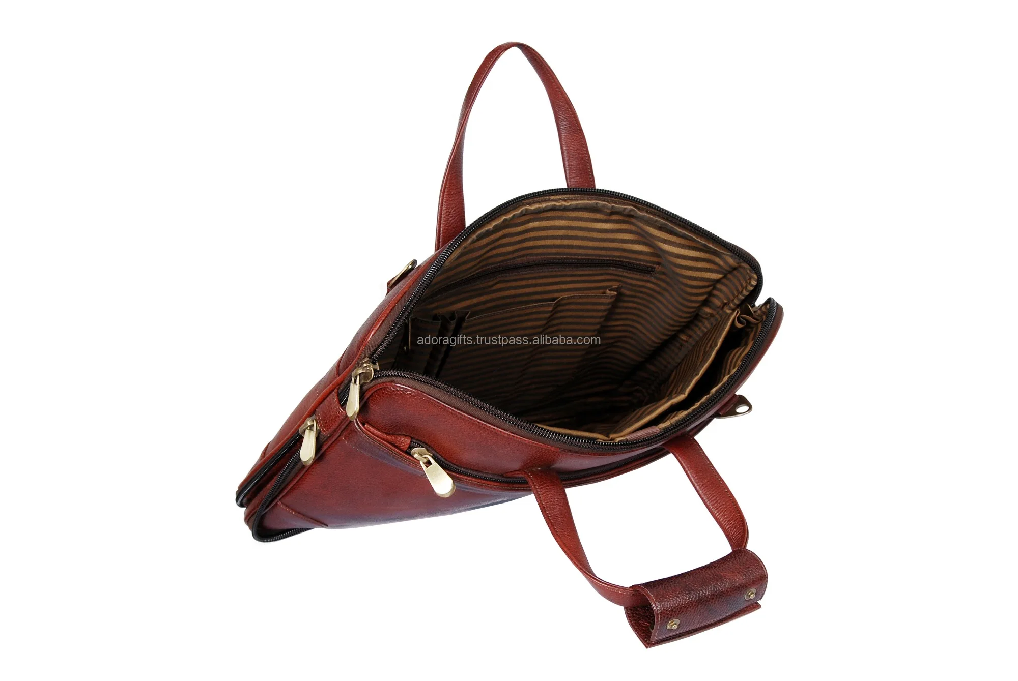 Trending Genuine Leather Bag / Briefcase For Laptop Available At Custom Design & Size