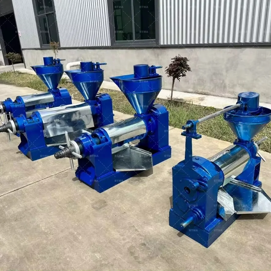 BTMA 6YL-80 cold press sunflower oil press expeller oil making machine for small oil business