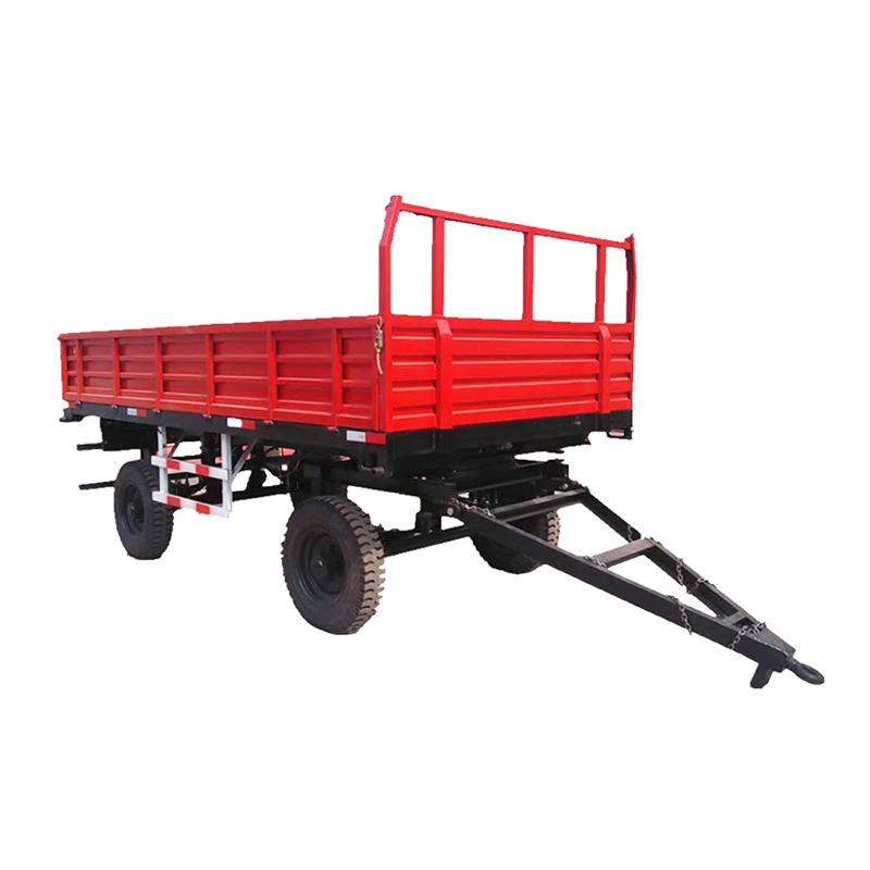 Dump  machinery Small Dump  tractor mounted self dumping trailer 3ton dump trailer for sale