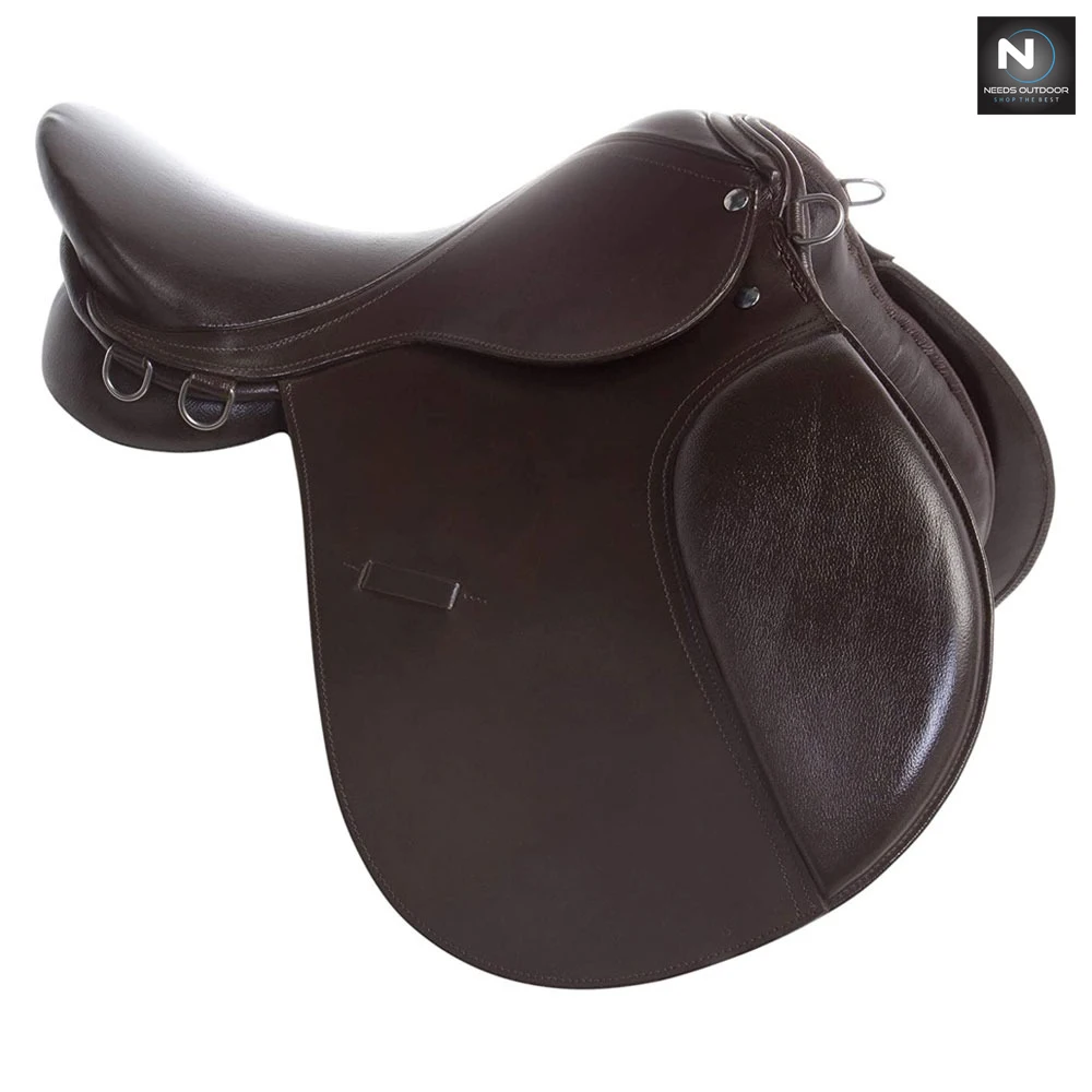 High Quality Horse Racing Saddle English Saddle Original Leather Horse Jumping Saddle In Solid Color