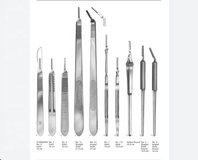Stainless steel Surgical Medical Scalpel BP Handles #3 Best quality in cheap price supplier from Sialkot Pakistan