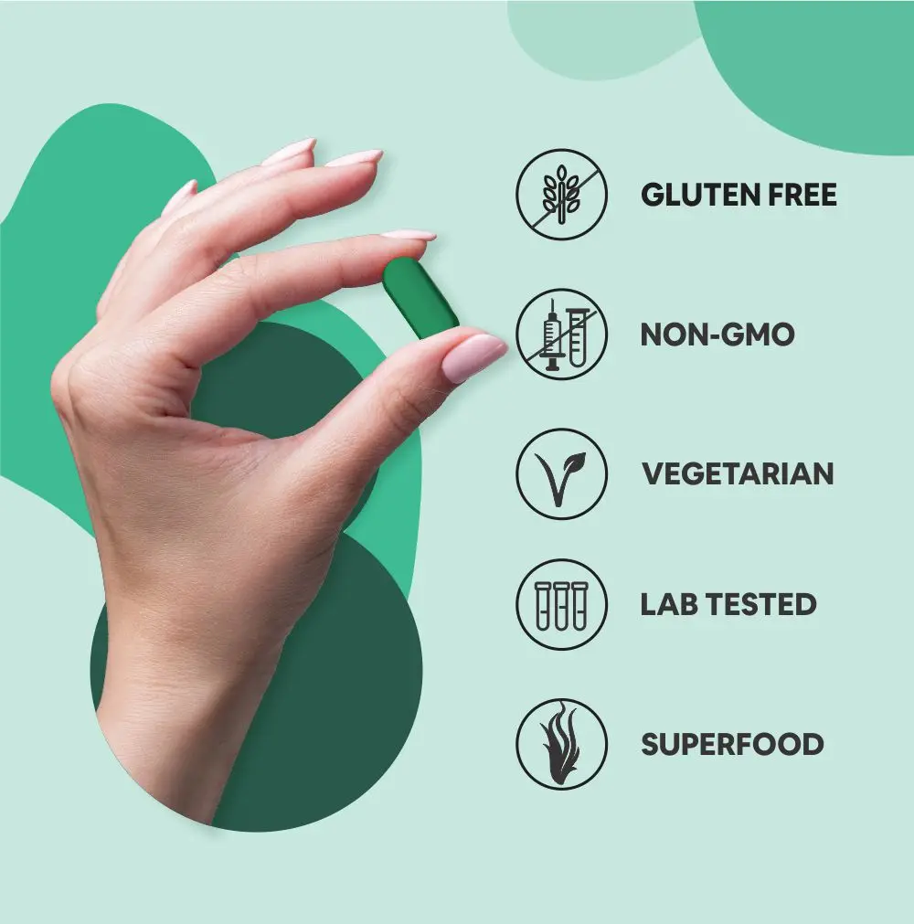 High Quality Nature Source Spirulina Tablets l 100% Organic Spirulina Tablets 2000mg Per Serving