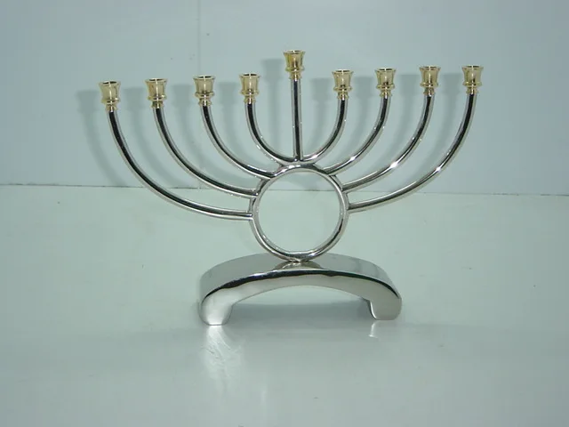 Star Solid Silver Menorah Candle Holder Menorah Candle Holder Religious Candelabra For Home Decor Menorah With Affordable Price