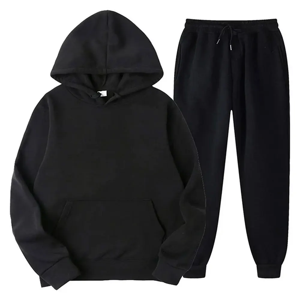 Two Piece Outfits Tracksuit for Men Casual Long Sleeve Tracksuit Pullover Hoodie Sweatshirt and Sweatpants Sets Tracksuit