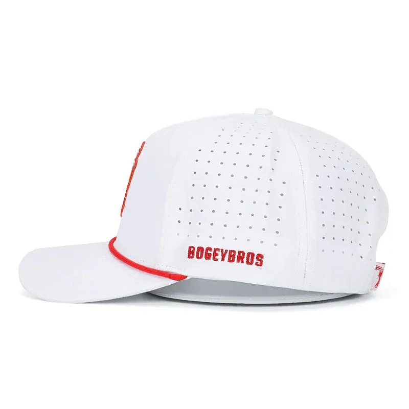 USA Eagle Golf Hat Custom Logo 5-Panel Baseball Cap Polyester Mesh Waterproof Performance Sporty Fashionable Multi-Color Design