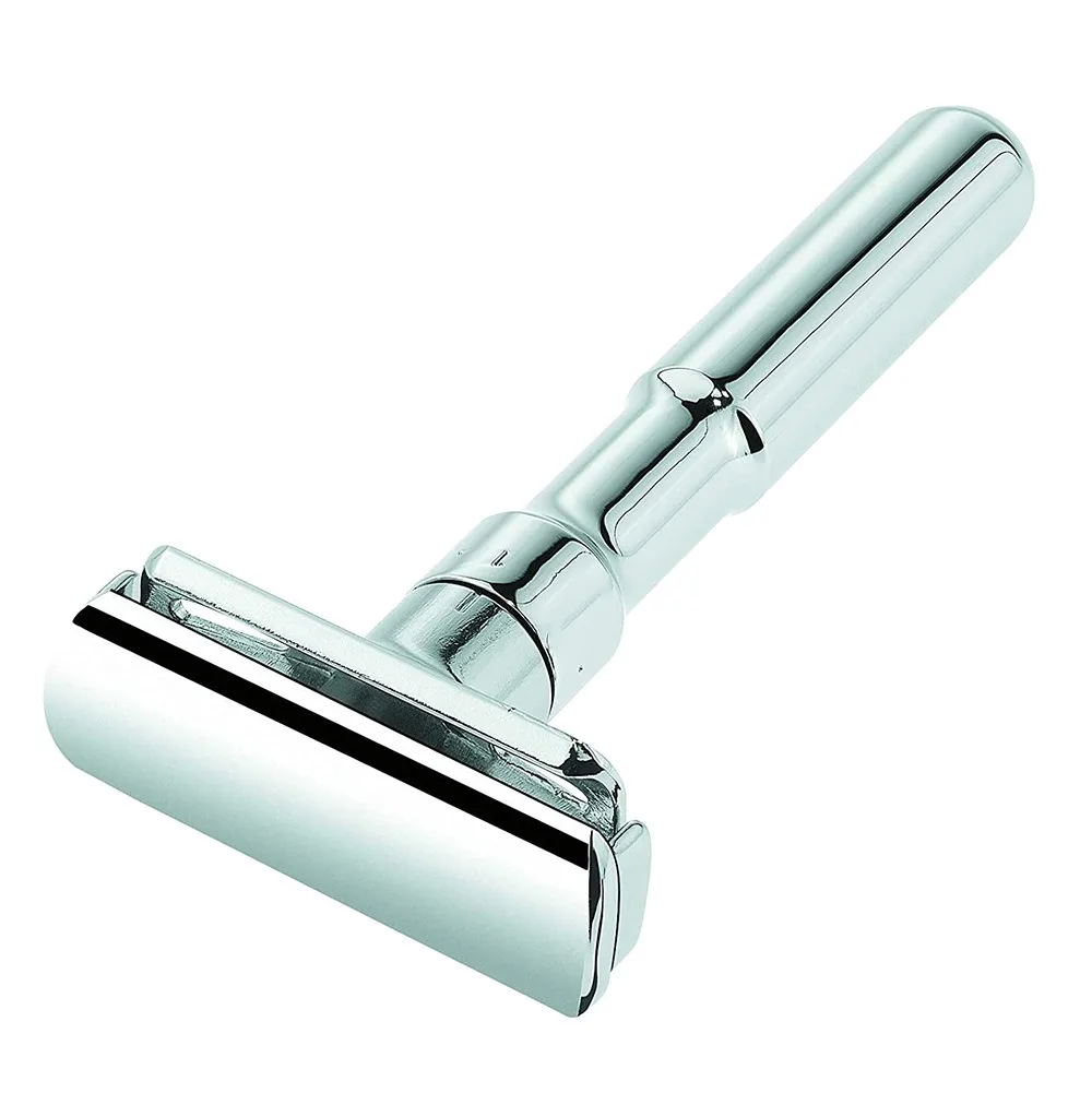 Professional Barber Shaving Razor Mirror Finish Safety Razor For Adults Customized