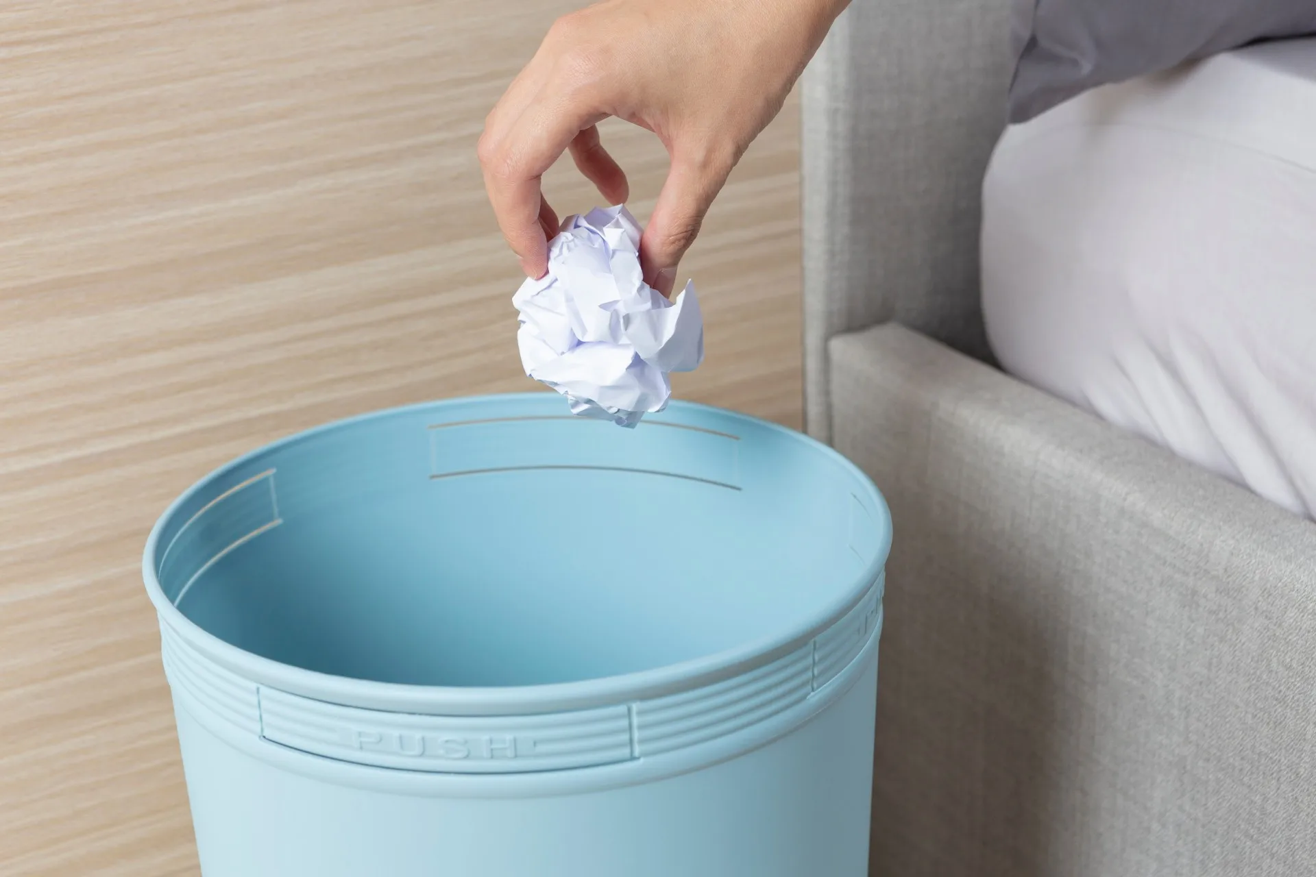 High Quality Hiro round wastepaper bin 5L-10L-15L Primay PP Plastic