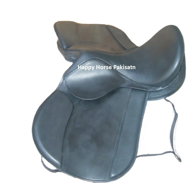 high quality eventor suede seat horse riding saddle - leather horse saddle 2024