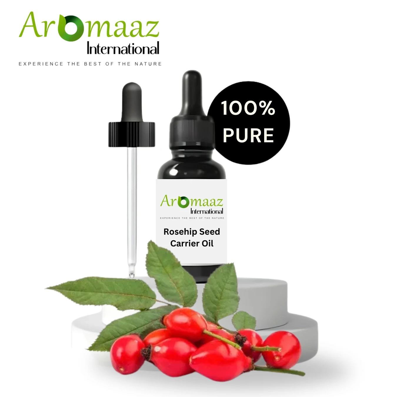Bulk Manufacturer and Supply 100% Pure Rosehip Seed Carrier Oil in Wholesale with Private Labeling Customize logo