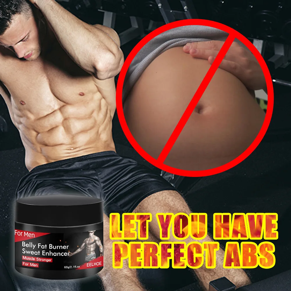 Private Label Loss Weight Workout Enhancer Cream Abdominal Muscles Fat Burning Slimming Cream
