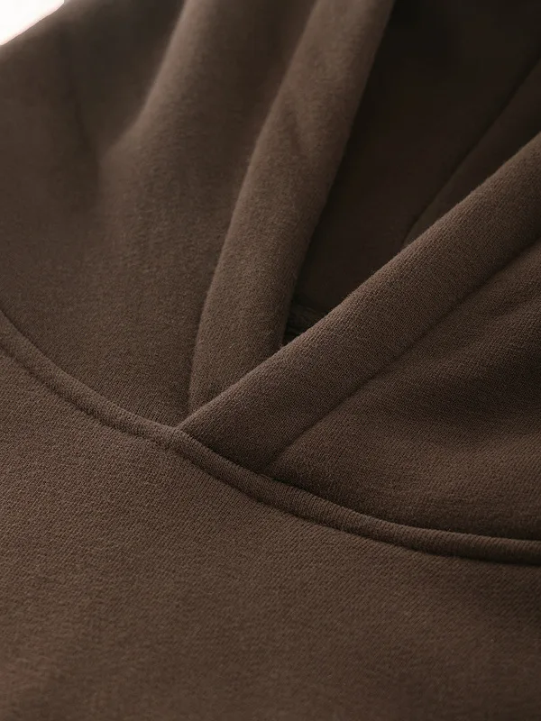 Manufacture Cotton 100% Drop Shoulder Hoodies Pullover Unisex Custom Heavyweight Oversized Blank  Embroidery Hoodies Sweatshirt