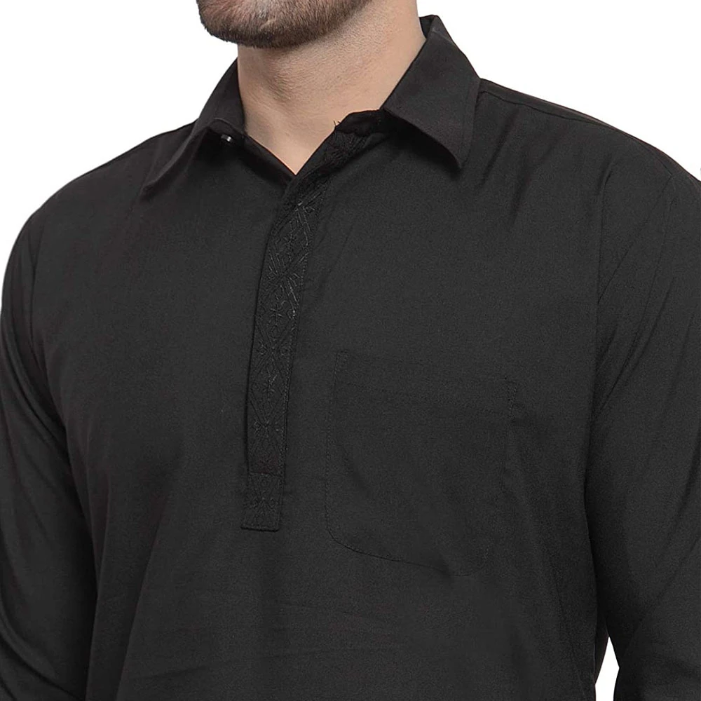 Kurta Shalwar Kameez Этническая летняя зимняя мусульманская одежда мужская стильная