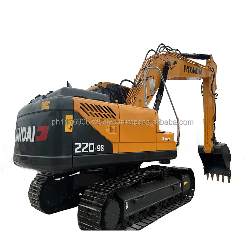 HYUNDAI ROBEX220LC-9S 22-тонный подержанный гусеничный экскаватор сделанный в Корее