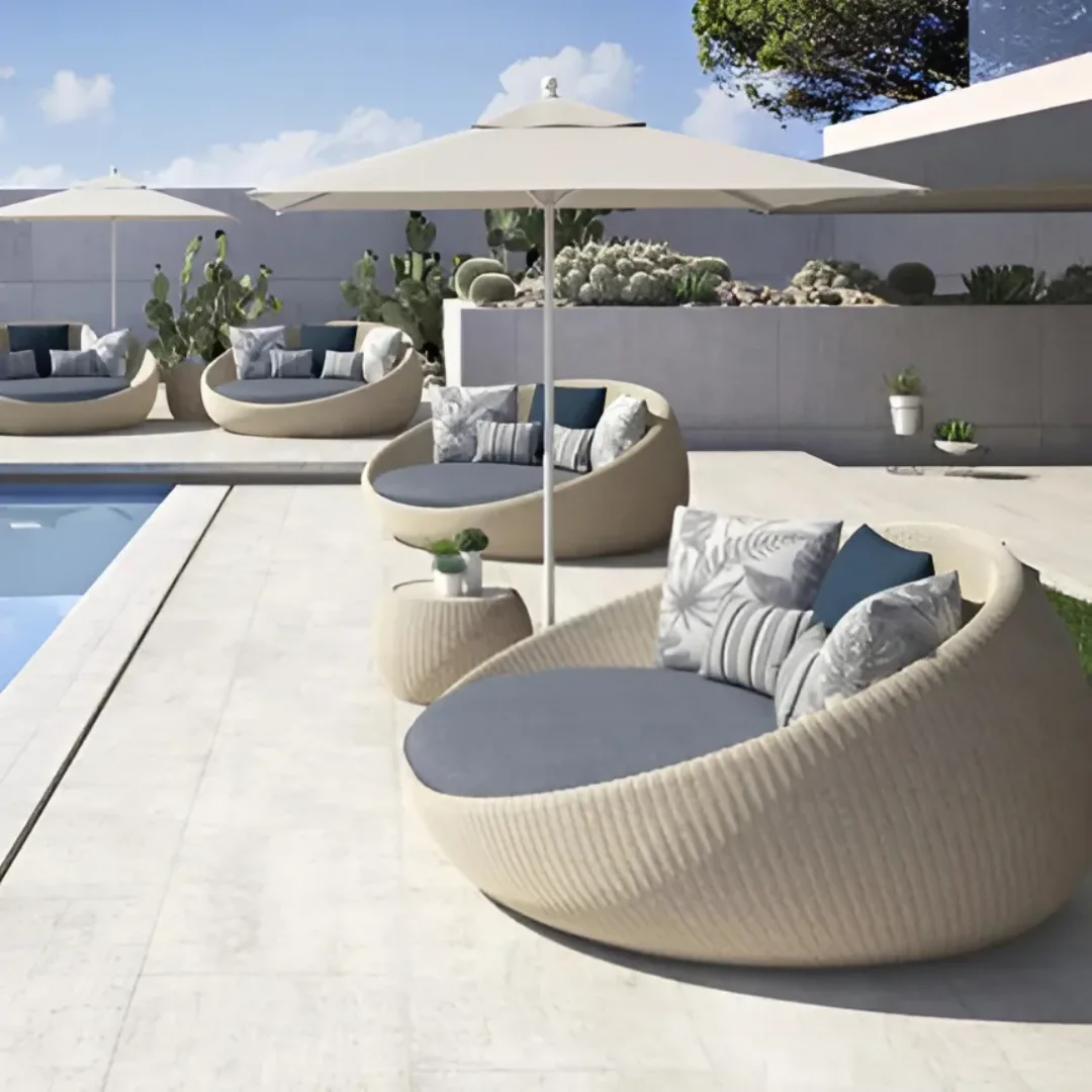 Luxury Rattan Sofa Leisure Lounge Chair Garden Sets For Home Latest Design Modern Outdoor Furniture Rattan Sofa Garden Sets