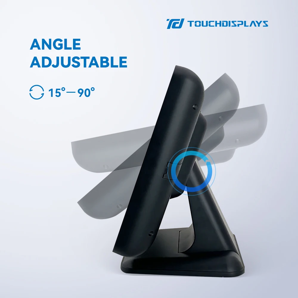 15 inch Caisse Enregistreur Pos system capacitive touch screen with customer display flat panel android pos all in one machine