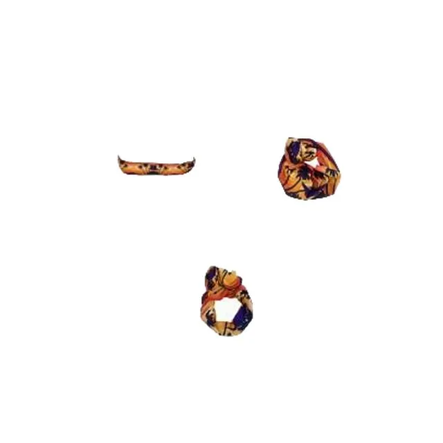 Italian High Quality Handmade Cotton Hair Turban Ethnic Style Exotic Summer 24 Line