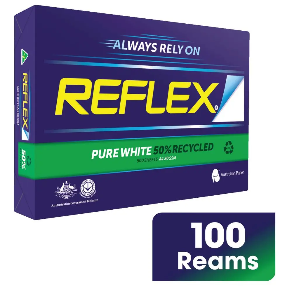 Multipurpose Reflex Ultra White A4 Paper 80gsm 75gsm , 70gsm Pulp Handcraft Color Weight Material Virgin Origin