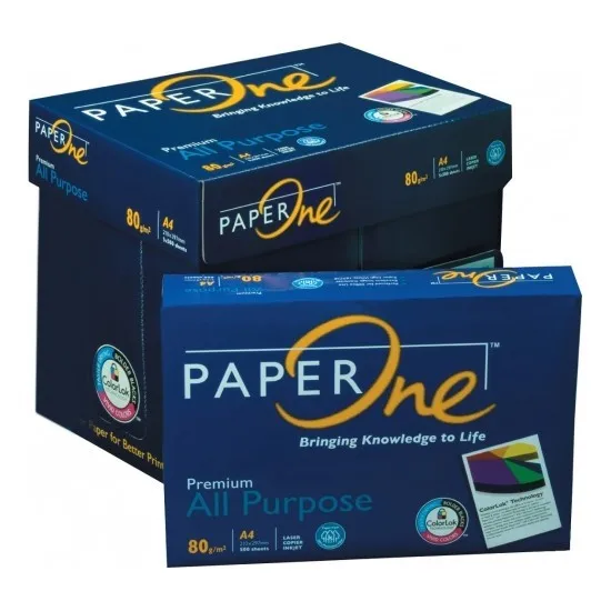 Купить оригинальную бумагу A4 PaperOne 80 GSM 70 грамм оптовые поставки/дешевые поставки бумаги по всему миру