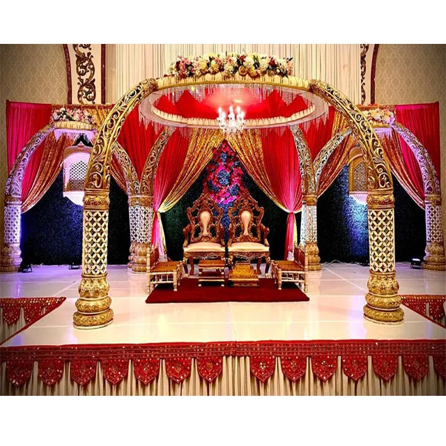 Maharani Wedding Elephant Teeth Pillar Mandap USA Srilankan Wedding Elephant Tusk Pillars Mandap Wedding Elephant Pillars Mandap
