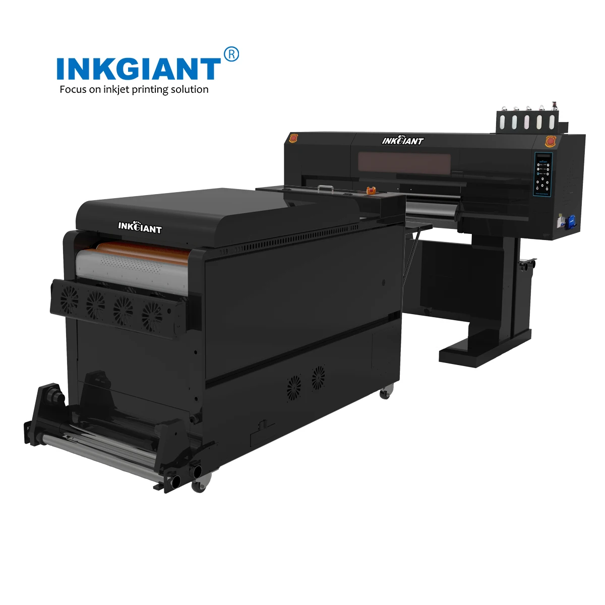 INKGIANT Factory Direct Sale  60cm Roll to Rll 2 Pcs Printheads DTF  Printer for Printing and Powder Shaker for Drying