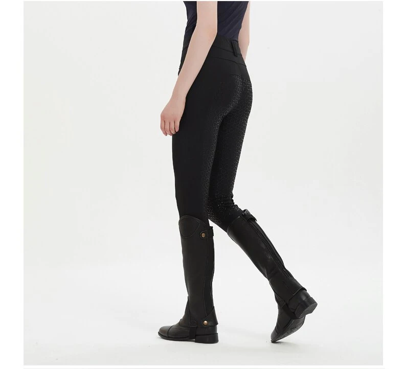 Women Outdoor Sports Equestrian Clothes Horse Riding Pants Silicone Womens Equestrian Breeches Horseback Rider Tights Trousers