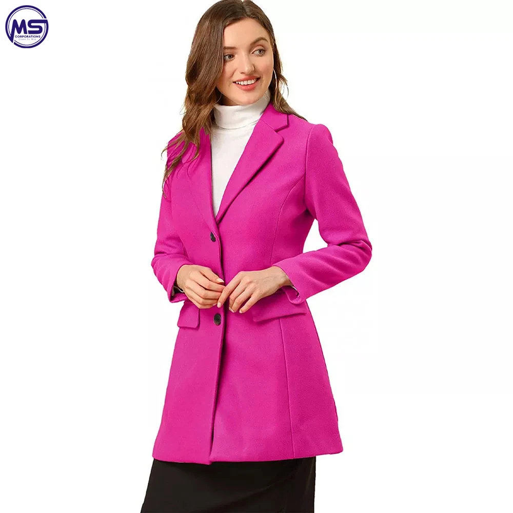 Custom Made Your Own Design High Quality Best Design 2022 OEM ODM Women Latest Design Long Trench Coat On Sale
