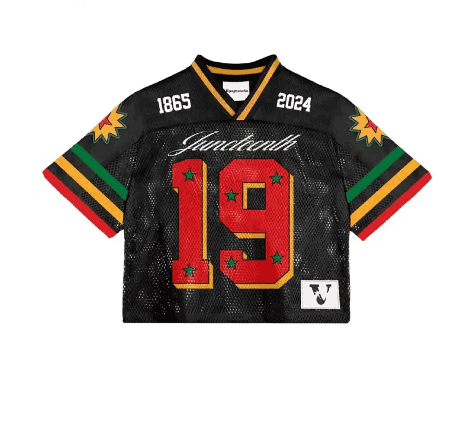 New Arrival Luxury Boxy Fit Drop Shoulder Streetwear Graphic Vintage Sublimation Mesh Polyester American Retro Soccer Jersey